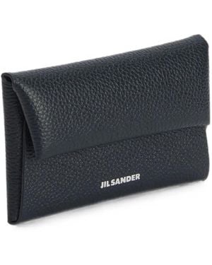 Jil Sander Folded Coin Purse - Blue
