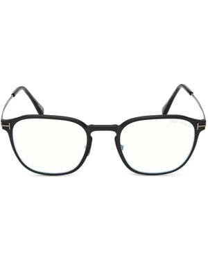 Tom Ford Brille Mit Rundem Gestell - Braun