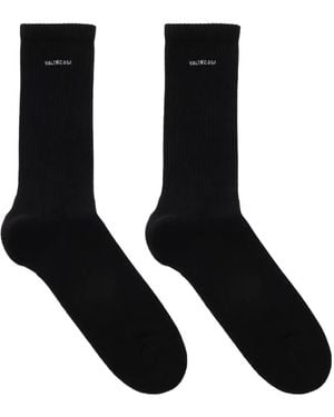 Balenciaga Logo Socks - Black