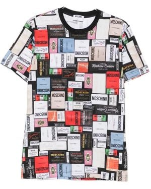 Moschino Couture Label-Print T-Shirt - White