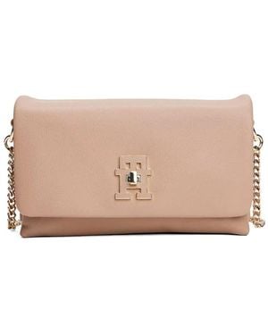 Tommy Hilfiger Chain-strap flap bag - Pink