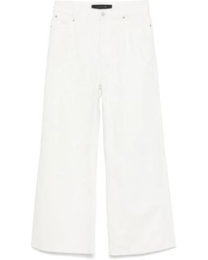Lacoste Jeans Ampi Con Cimosa - Bianco