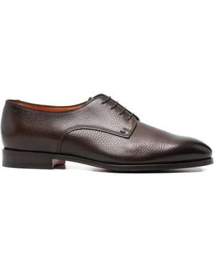 Santoni Round-Toe Derby Shoes - Grey