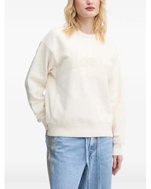 Levi's Logo-Embroidered Sweatshirt - White