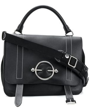 JW Anderson Large Disc Satchel - Black