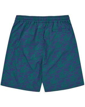 ICECREAM Graphic-Print Swim Shorts - Blue