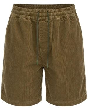 Revolution Corduroy Drawstring Shorts - Green