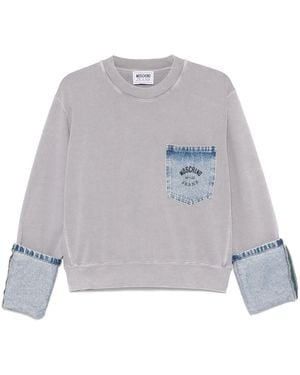 Moschino Cotton Sweatshirt - Grey