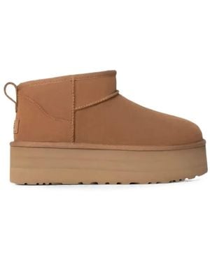UGG Classic Ultra Mini Platform Boots - Brown