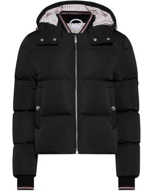 Thom Browne Zip-Up Down Jacket - Black