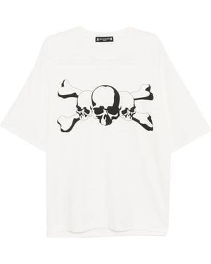 Mastermind Japan Logo-Print T-Shirt - White
