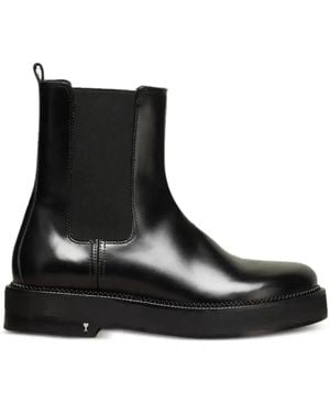 Ami Paris Botines Con Puntera Asimétrica - Negro