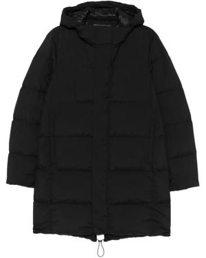 Herno Hooded Padded Coat - Black