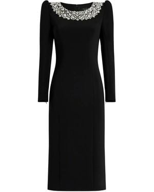 Jenny Packham Jacquetta Embellished Midi Dress - Black