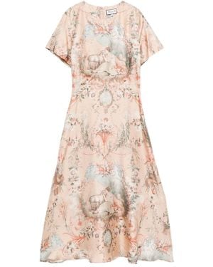 Paul & Joe Vestido corto con estampado floral - Neutro