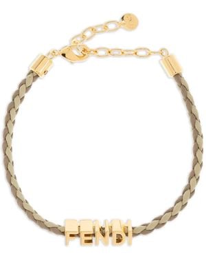 Fendi Logo Bracelet - Metallic