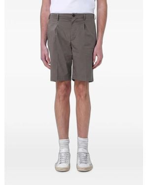 Brooksfield Pleated Chino Shorts - Grey