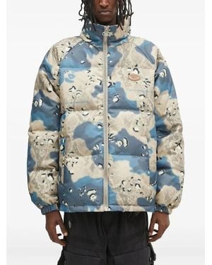 Aape By A Bathing Ape フーデッド パデッドジャケット - グレー