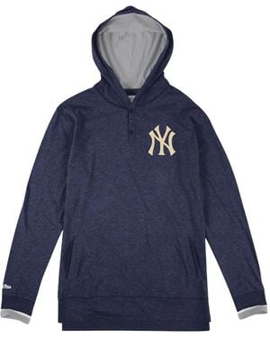 Mitchell & Ness New York Yankees Long-Sleeved Hoodie - Blue