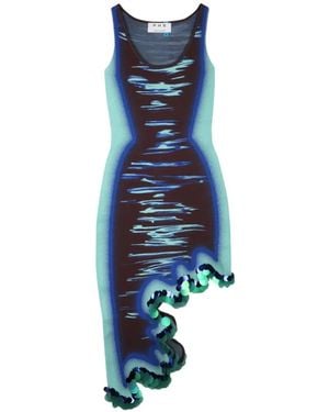 Ph5 Robin Sequin-Embellished Wavy Dress - Blue