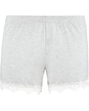 Aubade Sweet Bliss Lace-Trim Pyjama Bottoms - White