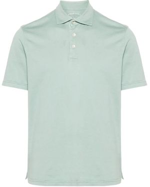 Fedeli Polo Con Colletto Alla Francese - Verde
