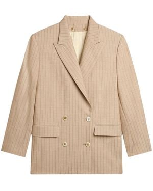 Golden Goose Pinstriped Blazer - Natural