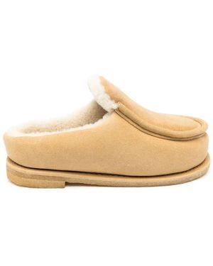 JW Anderson Suede Mules - Natural