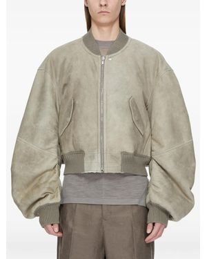 Rick Owens Secchia Flight Jacket - Gray