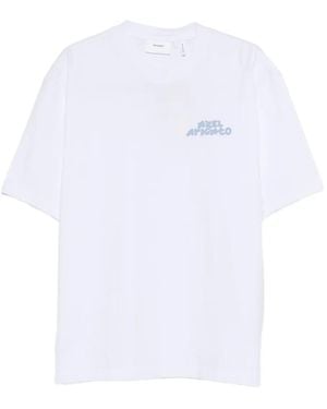 Axel Arigato Soren T-Shirt mit Logo-Print - Weiß