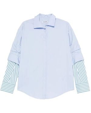 Facon Jacmin Cosmo Trompe L'Oeil Shirt - Blue