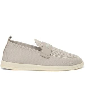 Peserico Perforated Loafers - White
