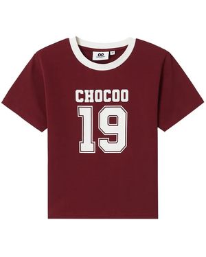 Chocoolate Camiseta Con Motivo Gráfico - Rojo