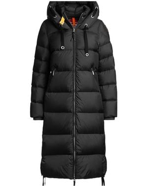 Parajumpers Panda Quilted Hooded Coat - Black