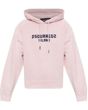 DSquared² Hoodie À Logo Imprimé - Rose