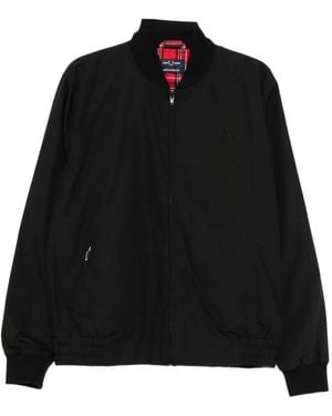 Fred Perry Giacca Con Logo Ricamato - Nero