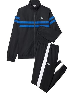 Lacoste ストライプ トラックスーツ セット - ブラック