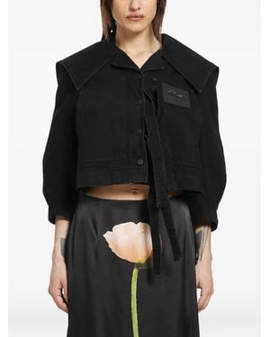 Simone Rocha Cropped Jacket - Black