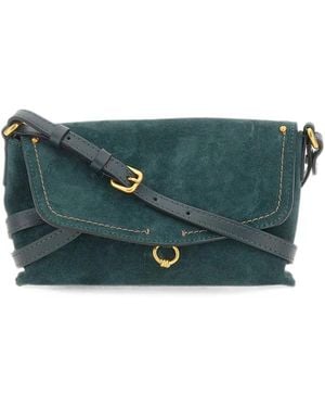 Gianni Chiarini Small Eugenia Leather Shoulder Bag - Green