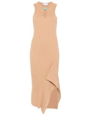 Stella McCartney Asymmetric Ribbed Vest - White