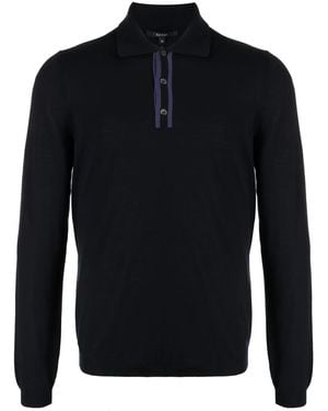 Gucci Poloshirt Mit Logo-Stickerei - Blau