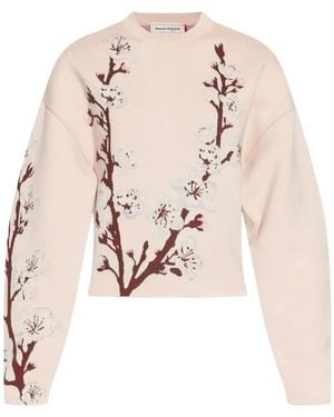 McQueen Round-Neck Knitwear - Pink