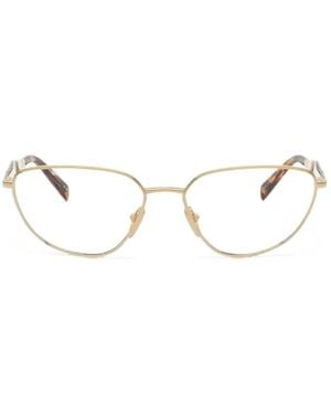 Prada Brille Mit Cat-Eye-Gestell - Natur