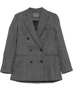 Lorena Antoniazzi Chaqueta Con Doble Botonadura - Gris