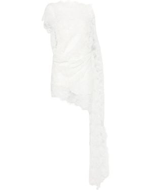 Christopher Esber Floating Lace Mini Dress - White