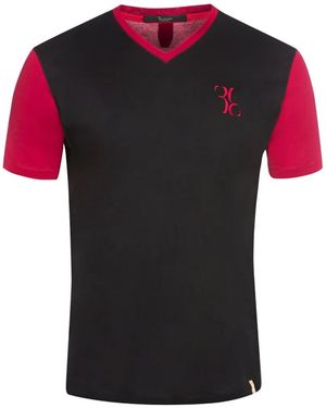 Billionaire T-Shirt À Col V - Red