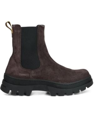 Moorer Bottines Morisot-P5 À Semelle Épaisse - Black