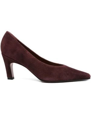 Roberto Festa 70Mm Pointed-Toe Suede Pumps - Brown