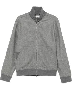 Jacob Cohen Surchemise Zippée À Chevrons - Grey