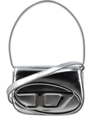 DIESEL Shopper mit Logo-Schild - Schwarz